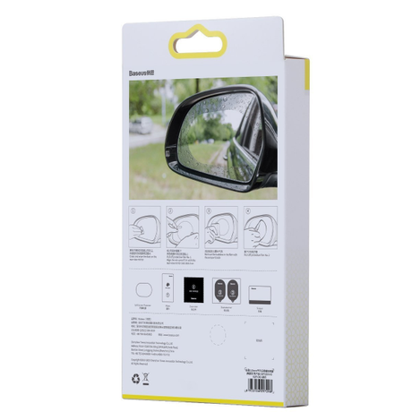 Baseus Rainproof Film for Car Mirror ( 2-Pa... | Klikk Malta