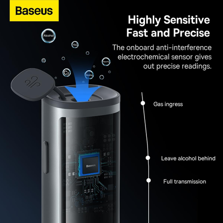 Baseus SafeJourney Pro Digital Breathalyzer | Klikk Malta