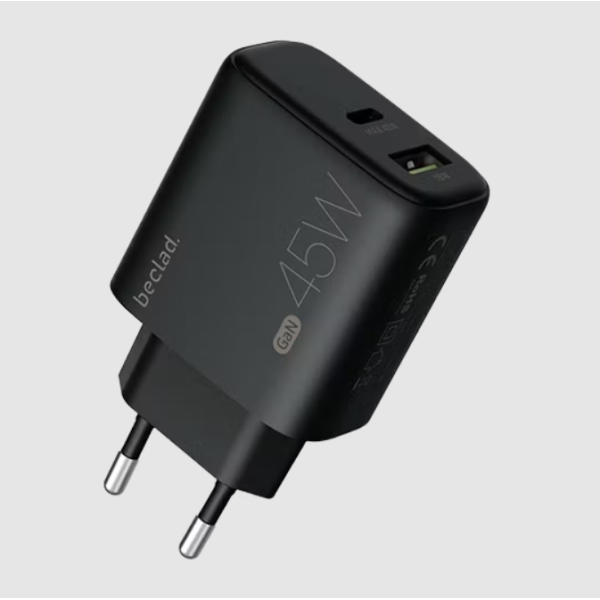Beclad 45W Adapter USB-C + A Wall Charger E... | Klikk Malta