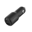 Belkin BoostCharge 42W Dual Car Charger Black | Klikk Malta