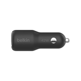 Belkin BoostCharge 42W Dual Car Charger Black | Klikk Malta