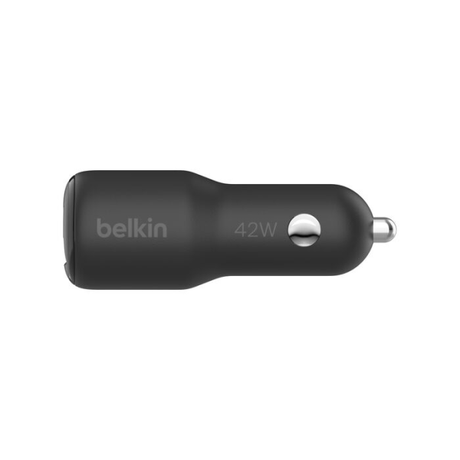 Belkin BoostCharge 42W Dual Car Charger Black | Klikk Malta