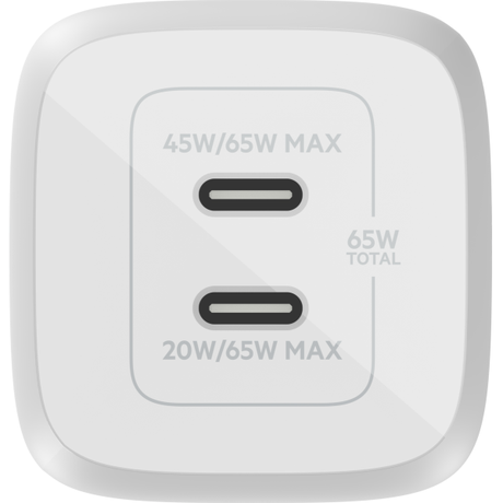 Belkin BoostCharge Pro 65W 2xUSB-C GaN Char... | Klikk Malta