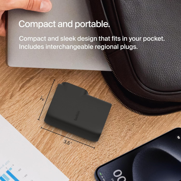 Belkin Charger Sector Hybrid USB-C 25W + Po... | Klikk Malta