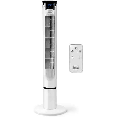 Black+Decker BXEFT49E 102 cm Tower Fan with... | Klikk Malta