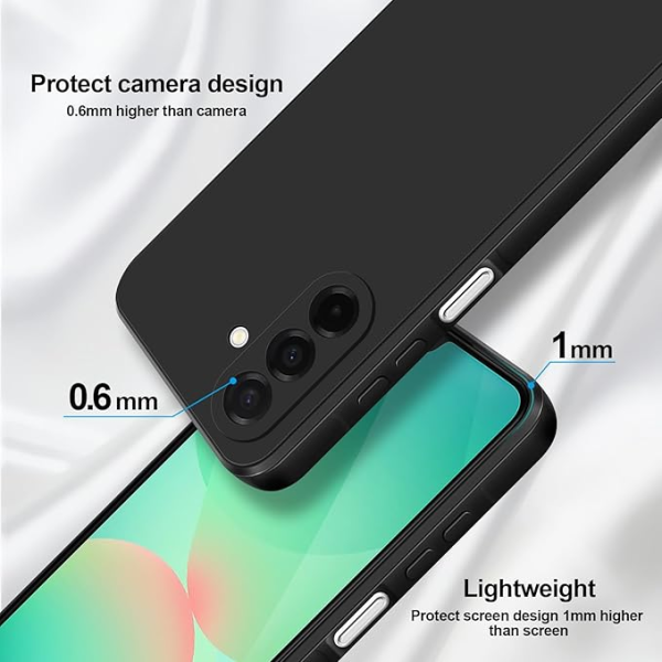 Black Silicone Case for Galaxy A26 5G | Klikk Malta