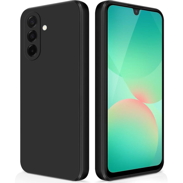 Black Silicone Case for Galaxy A26 5G | Klikk Malta