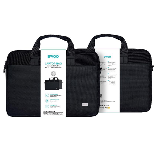BWOO 11.6 inch Nylon Laptop Case Black | Klikk Malta