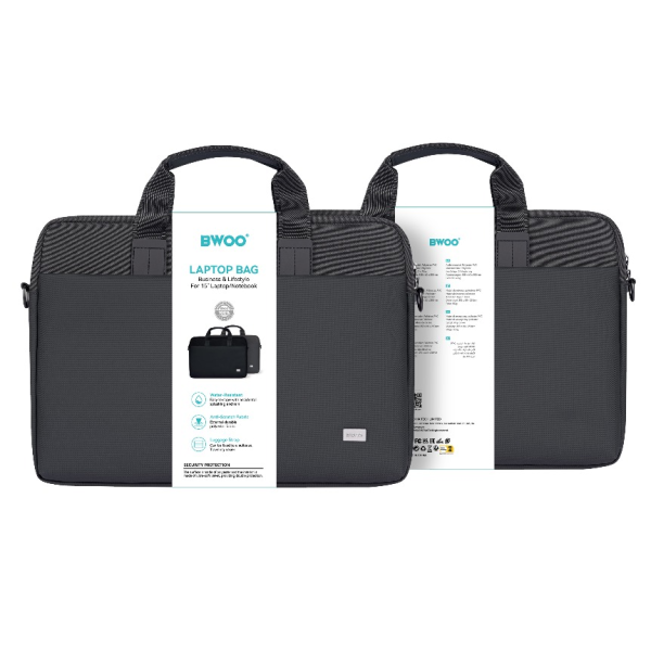 BWOO 11.6 inch Nylon Laptop Case Grey | Klikk Malta