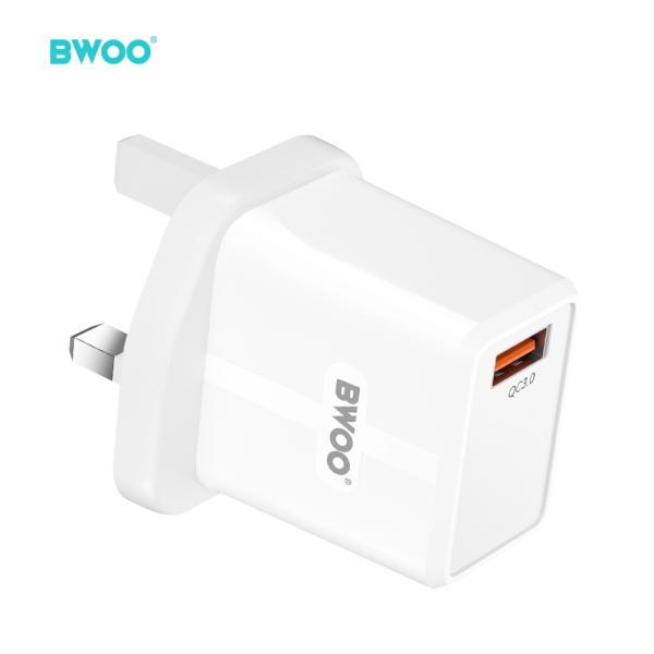 BWOO 20W + QC 18W Dual USB A Wall Charger | Klikk Malta