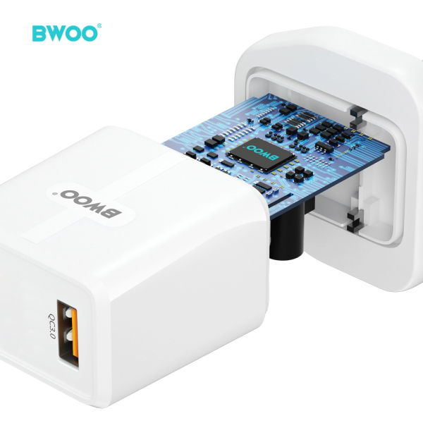 BWOO 20W + QC 18W Dual USB A Wall Charger | Klikk Malta