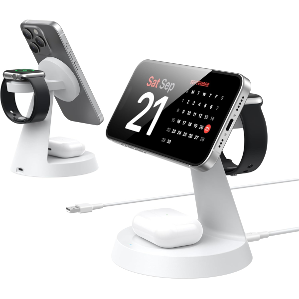 BWOO 3-in-1 Compact Wireless Charger Stand ... | Klikk Malta