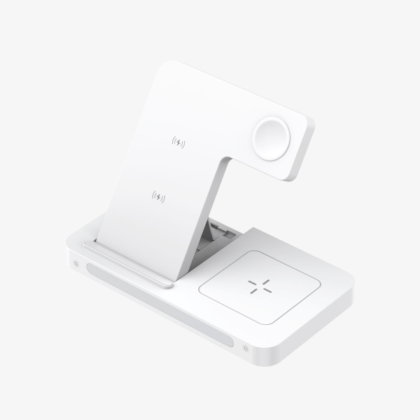 BWOO 3-in-1 Wireless Charger White | Klikk Malta
