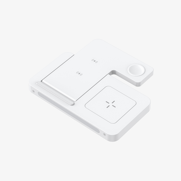 BWOO 3-in-1 Wireless Charger White | Klikk Malta