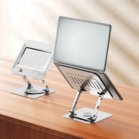 BWOO Adjustable Metal Laptop Stand with 360... | Klikk Malta