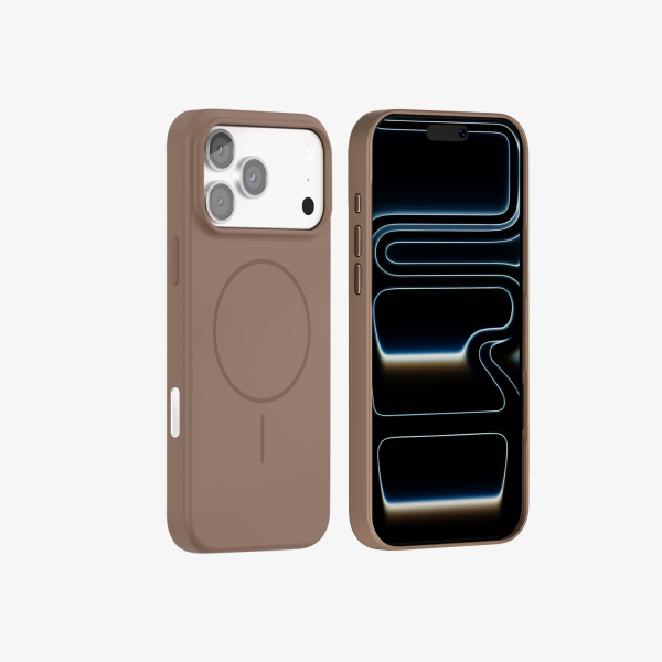 BWOO iPhone 17 Mute Face Case Beige | Klikk Malta