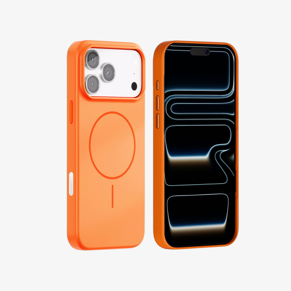 BWOO iPhone 17 Pro Max Mute Face Case Orange | Klikk Malta