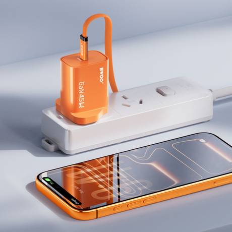 BWOO PD 45W GaN Charger with USB-C Cable UK... | Klikk Malta