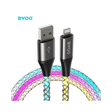 BWOO RGB USB A to Lightning Cable | Klikk Malta
