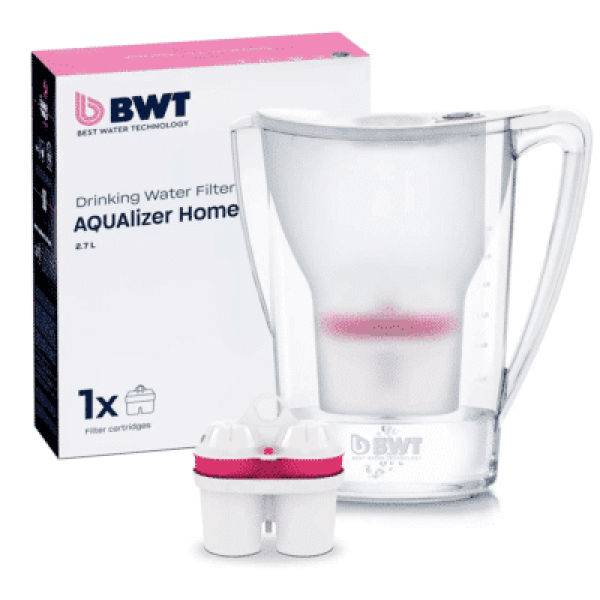 BWT AQUAlizer Home Water Filter Jug White | Klikk Malta