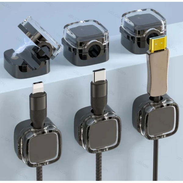 Cable Holders (6-pack) Black and White | Klikk Malta