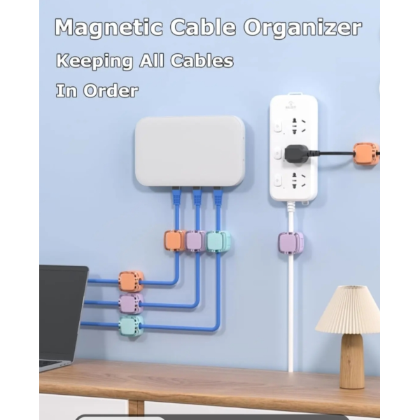 Cable Holders (6-pack) Black and White | Klikk Malta
