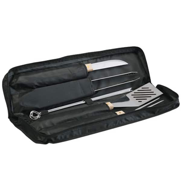 Campingaz 4 piece BBQ Utensils Kit with Case | Klikk Malta