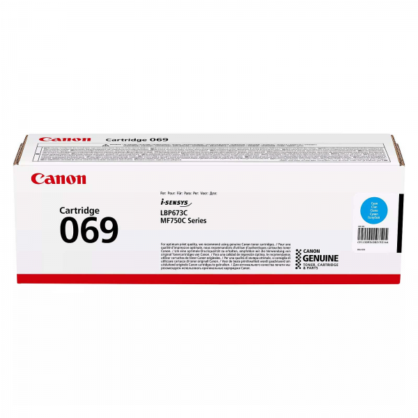 Canon 069 Cyan Toner Cartridge - Original | Klikk Malta