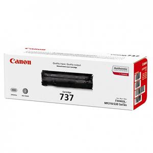 Canon 737 Black Toner Cartridge - Original | Klikk Malta