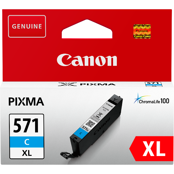 Canon CLI-571XL Cyan Ink Cartridge - Original | Klikk Malta