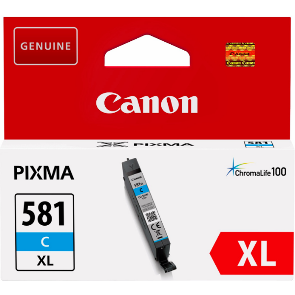 Canon CLI-581XL Cyan Ink Cartridge - Original | Klikk Malta