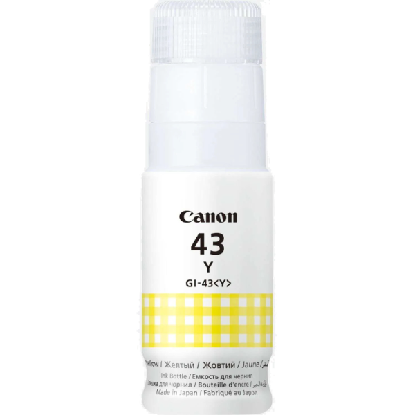 Canon GI-43 Yellow Original Ink Bottle | Klikk Malta