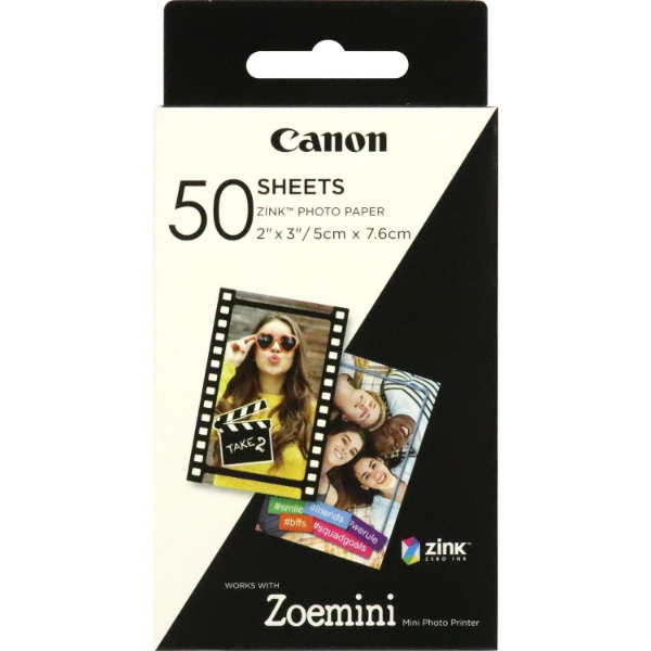 Canon Zink Photo Paper x50 | Klikk Malta
