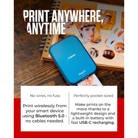 Canon Zoemini 2 Instant Camera Printer Navy... | Klikk Malta