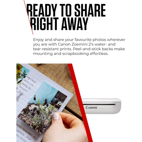 Canon Zoemini 2 Instant Camera Printer Pear... | Klikk Malta