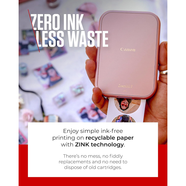 Canon Zoemini 2 Instant Camera Printer Rose... | Klikk Malta