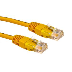 Cat5e Network Patch Cable 0.3m Yellow | Klikk Malta