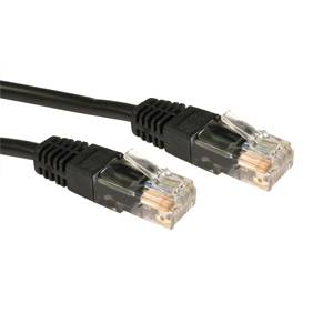 Cat5e Network Patch Cable 0.5m Black | Klikk Malta