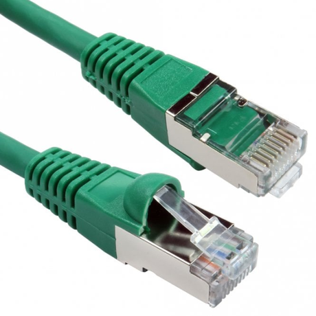 Cat6a Network Patch Cable 3m Green | Klikk Malta
