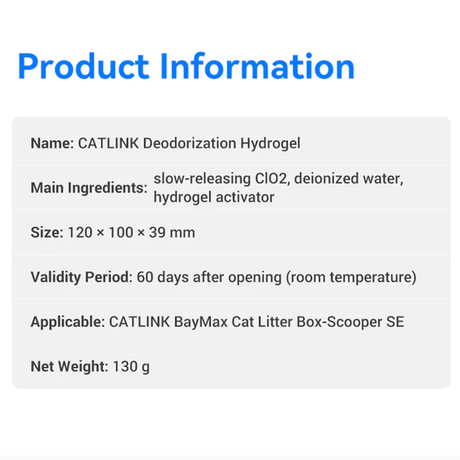 CATLINK Deodorizing Hydrogel for Catlink Ba... | Klikk Malta