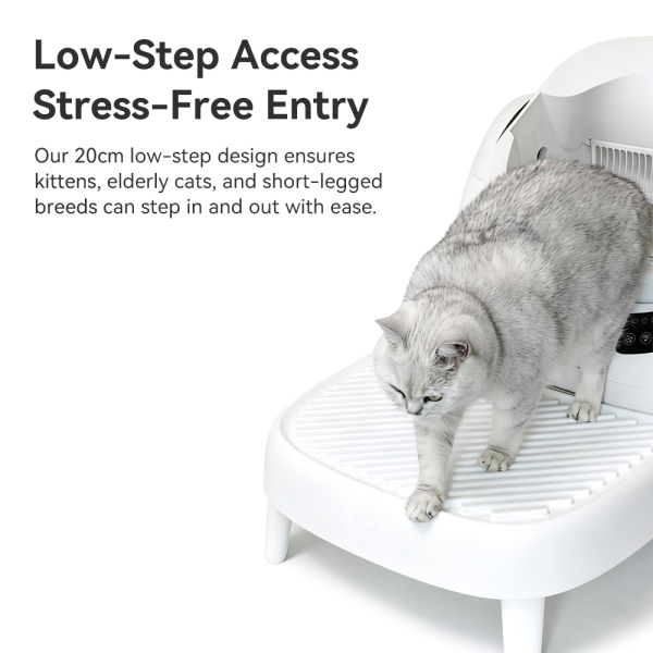 CATLINK Stairway for Scooper C08 Open-X White | Klikk Malta