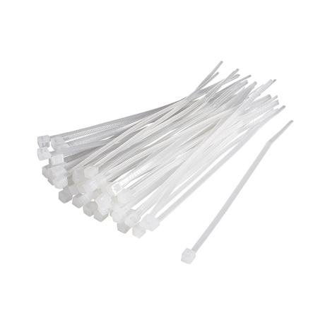 CDL Cable Ties 292 x 3.6mm 100-pk White | Klikk Malta