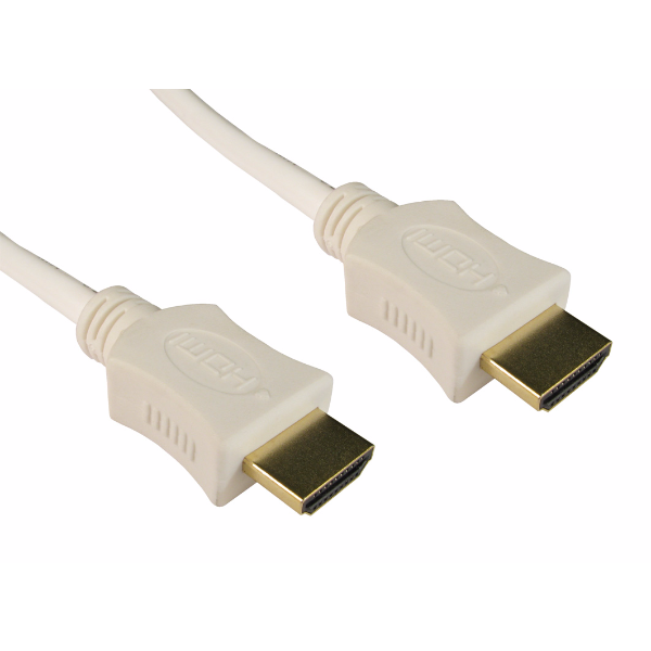 CDL HDMI (M) to HDMI (M) Cable 1m White | Klikk Malta