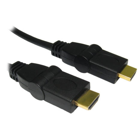 CDL HDMI (M) to HDMI (M) Swivel Cable 1m | Klikk Malta