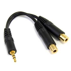 CDL Jack (M) to 2xJack (F) Splitter | Klikk Malta