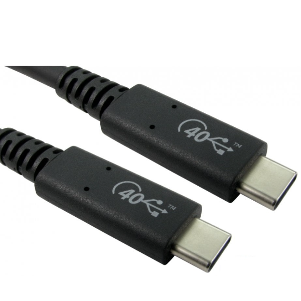 CDL USB 4 C (M) to C (M) Cable 0.8m | Klikk Malta