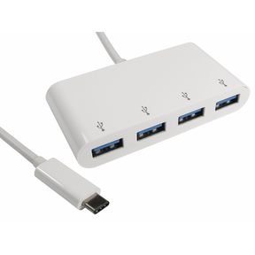 CDL USB C (M) to 4 x USB 3.0 (F) Hub 0.15m | Klikk Malta