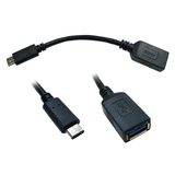 CDL USB C (M) to USB A (F) Cable 0.15m | Klikk Malta