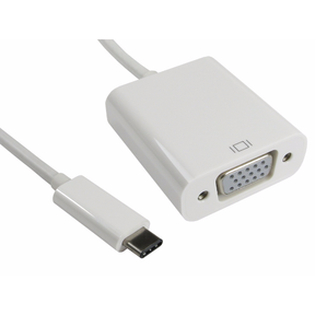 CDL USB C (M) to VGA (F) Adapter 0.15m | Klikk Malta
