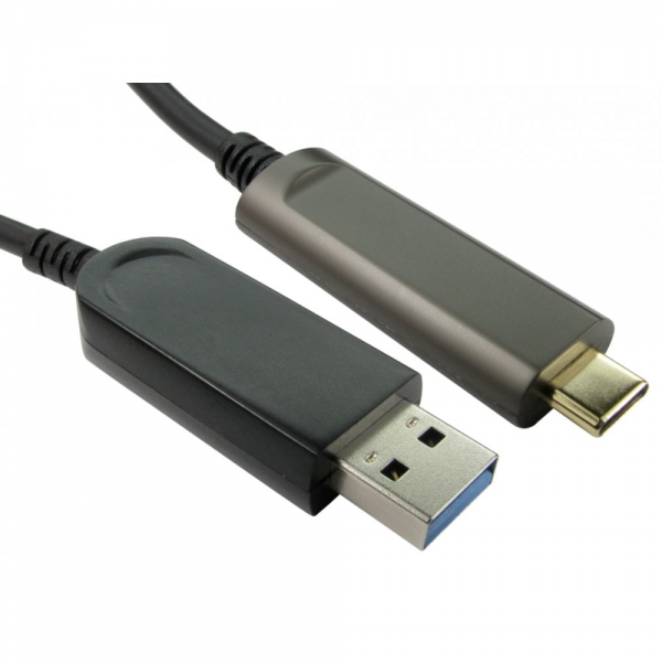 CDL USB 3.1 A(M) to USB C(M) AOC Cable 10m ... | Klikk Malta